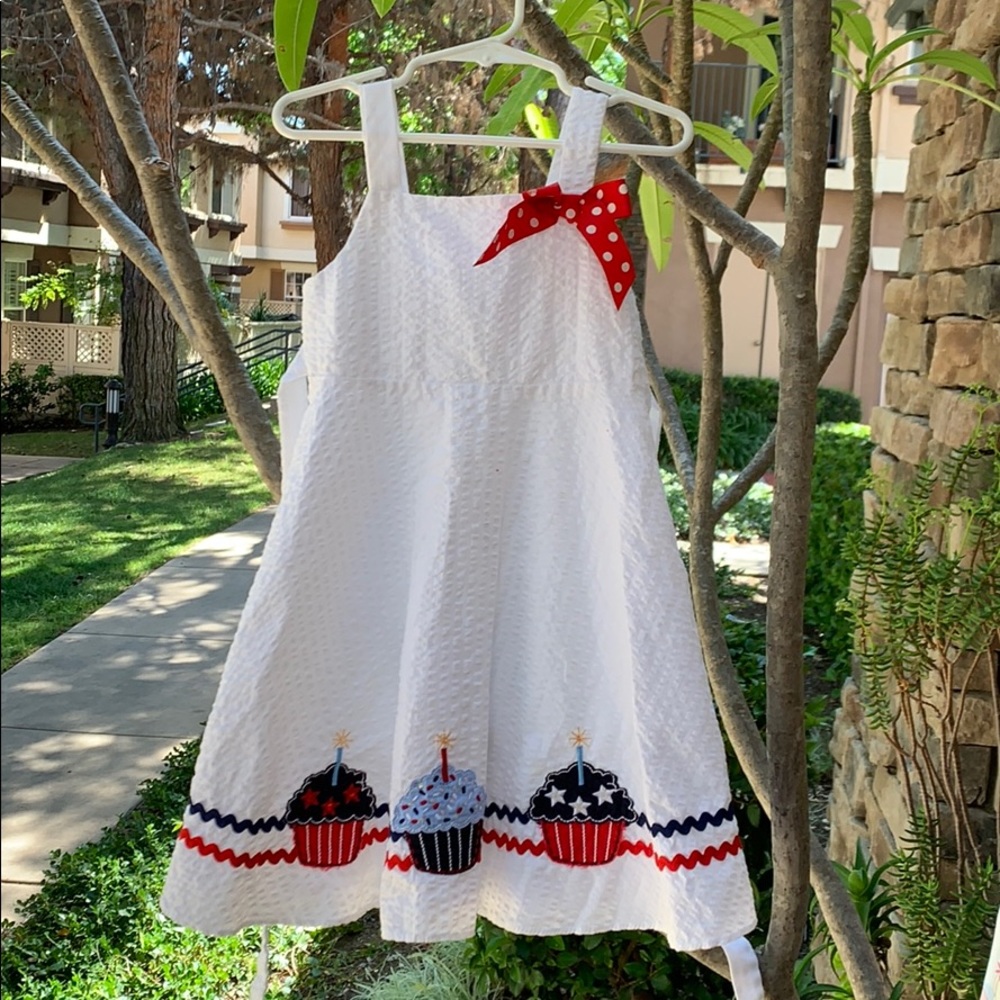Patriotic Fourth of July Dress 4t